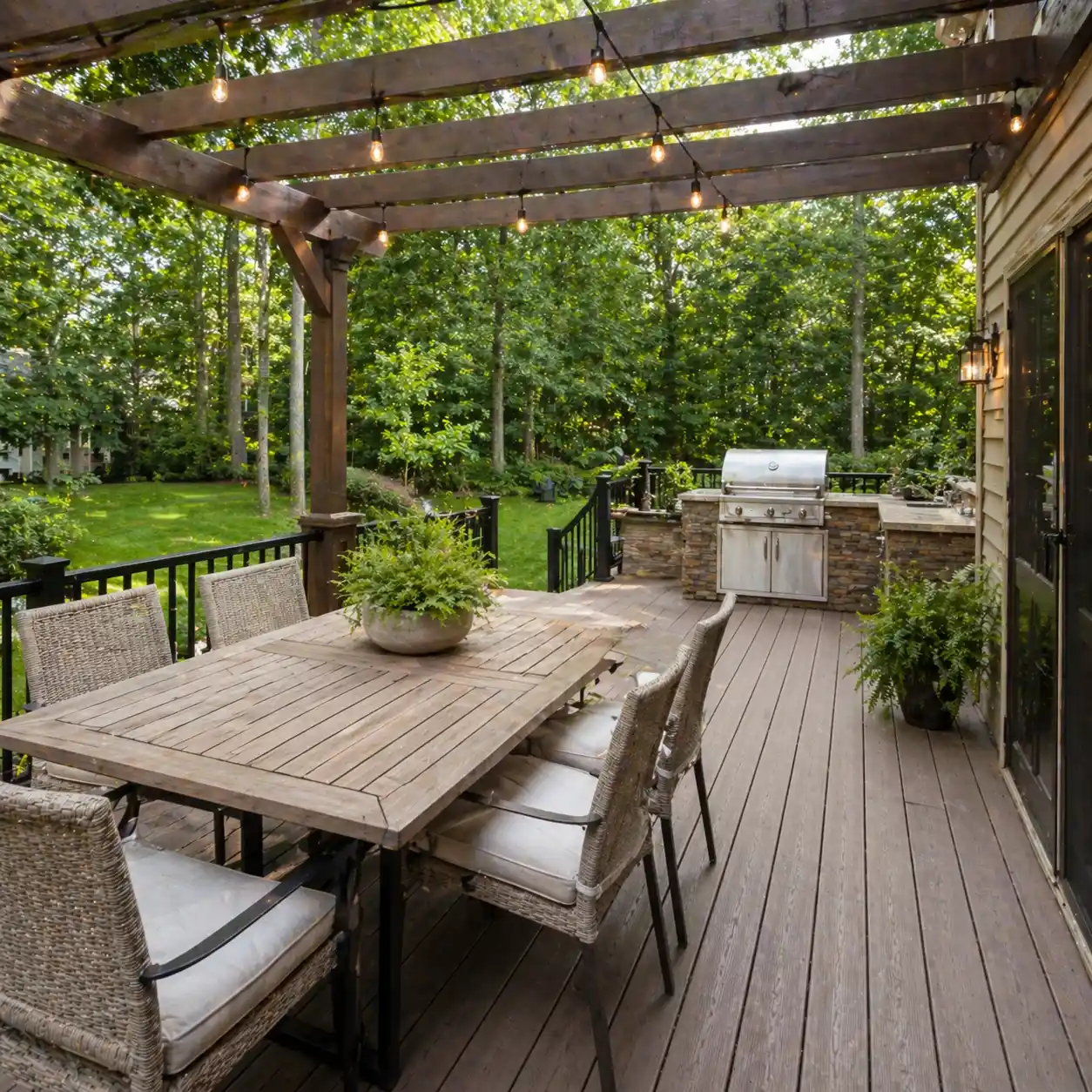 Composite decking board options and installation Virginia