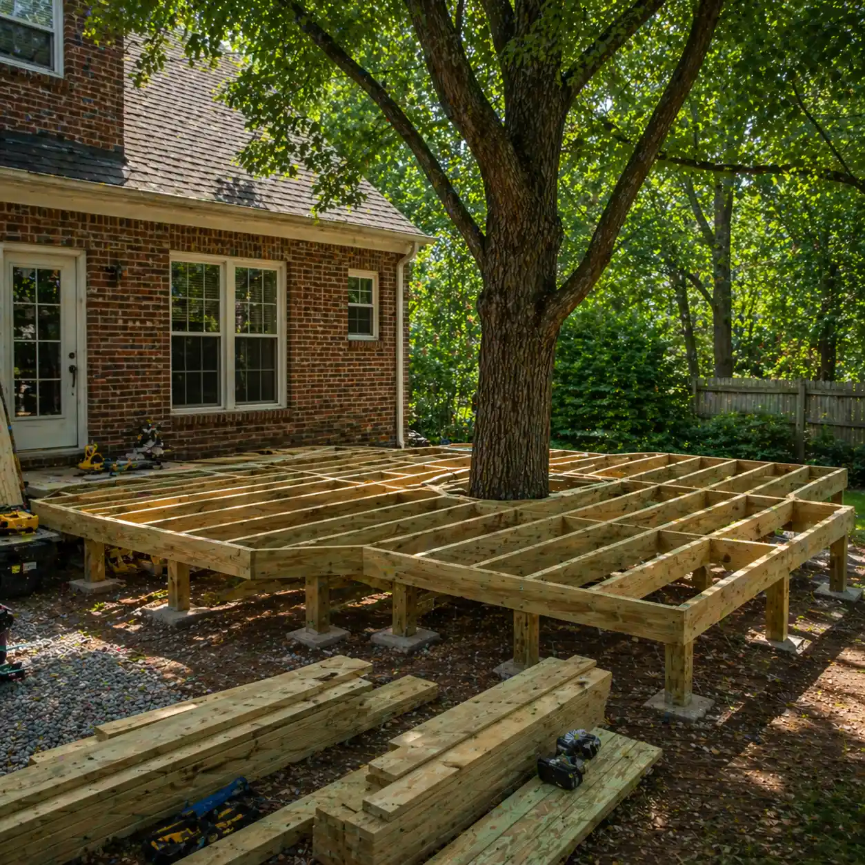 Custom deck building in Culpeper Virginia