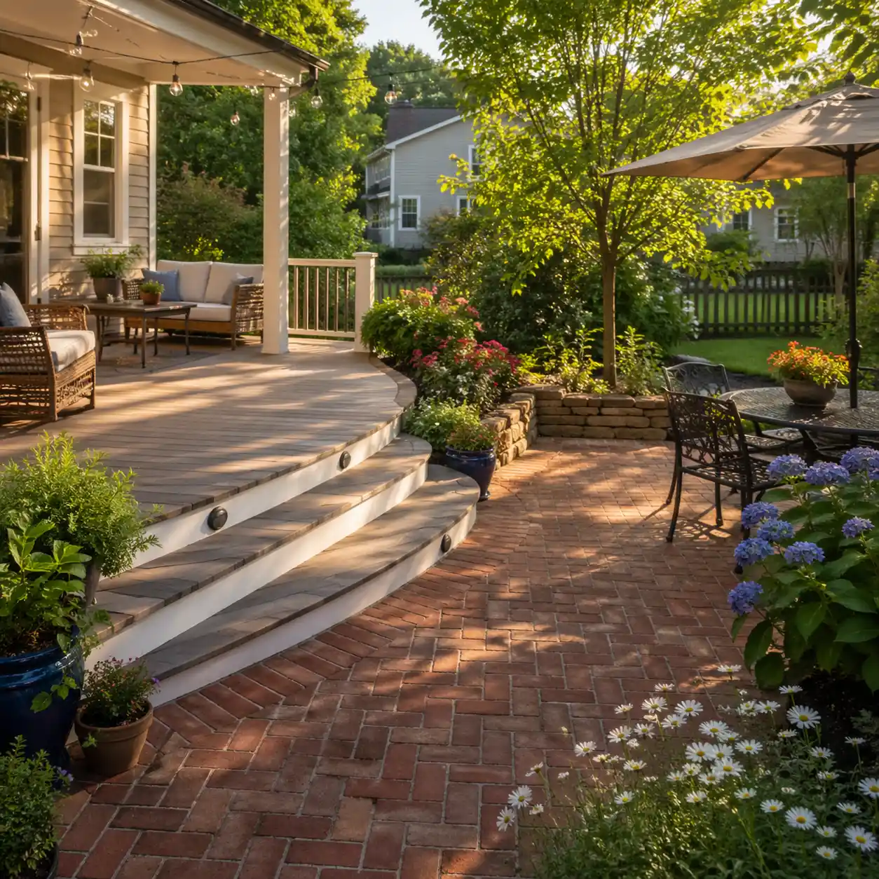 Custom deck building project in Charlottesville VA