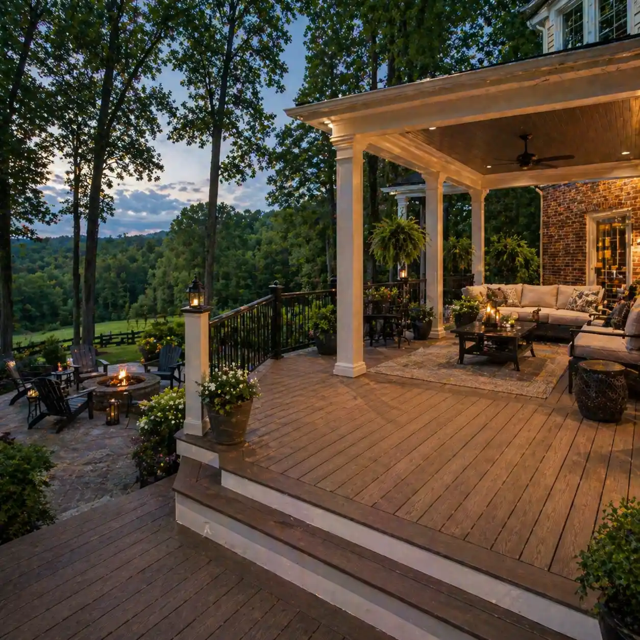 Deck construction in Waynesboro VA Shenandoah Valley