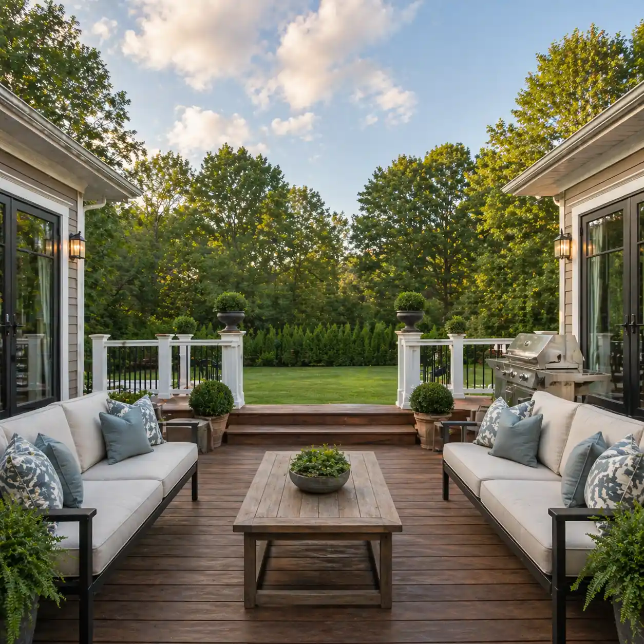 Deck project near Gordonsville in Orange County Virginia